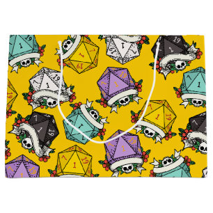 D20-Set-Muster Große Geschenktüte