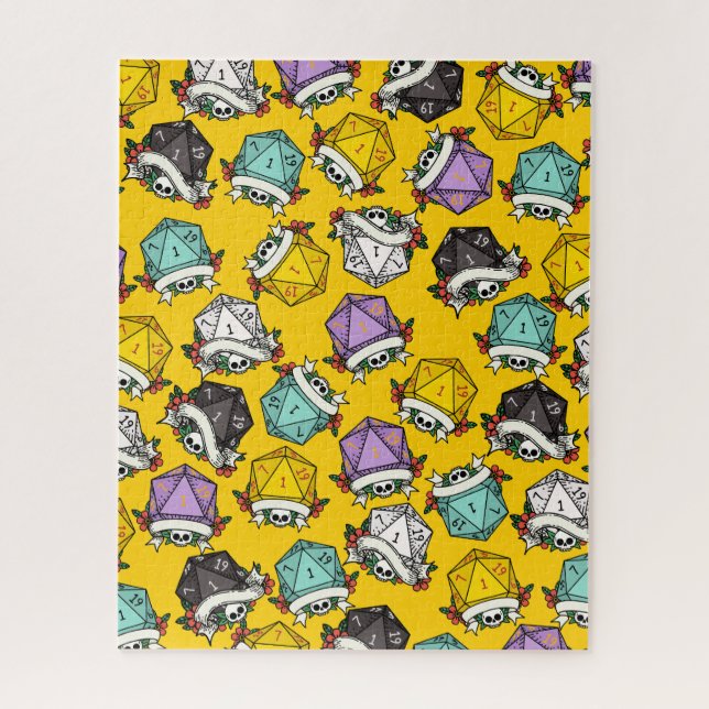 D20-Set-Muster Puzzle (Vertikal)