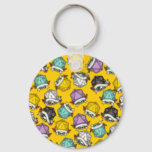 D20-Set-Muster Schlüsselanhänger