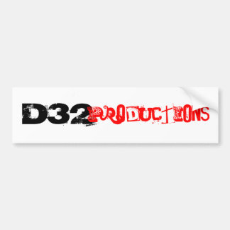 D32, Produktionen Autoaufkleber