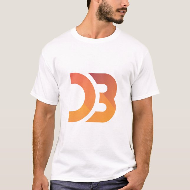 D3.js-Entwickler - Datenvisualisierung & JavaScrip T-Shirt (Vorderseite)