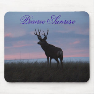D3 Maultierhirsch Bock Sonnenaufgangsbock Mousepad