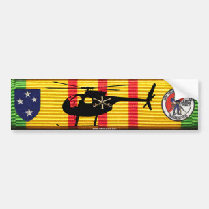 D/1/1st Cav 23. Inf Div. OH-6 Schmerle auf VSM Autoaufkleber