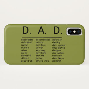 D.A.D. Der Vatertag iPhone X Hülle