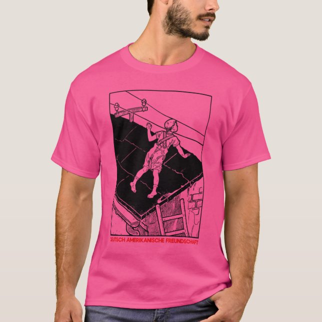 D.A.F. Retro-Style-Ventilator-Design T-Shirt (Vorderseite)