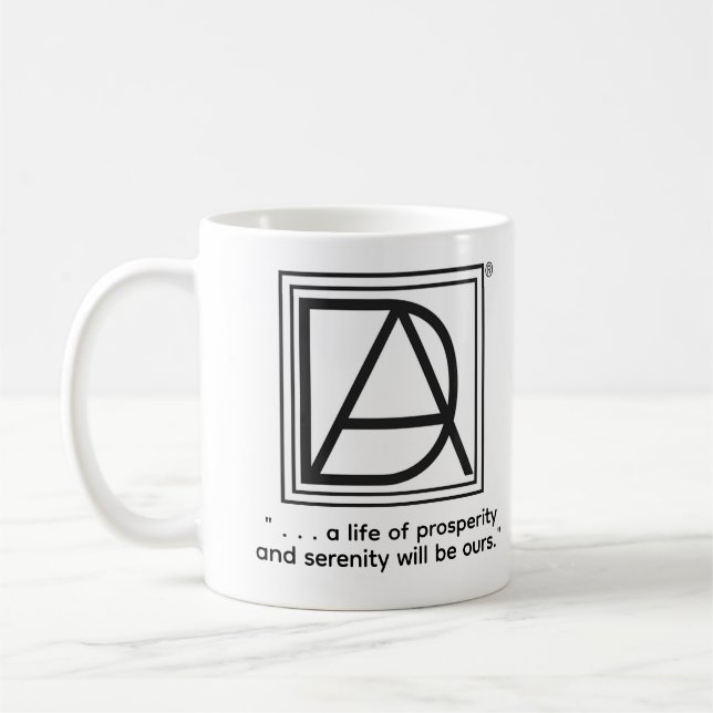 D.A. Logo Mug Kaffeetasse (Links)