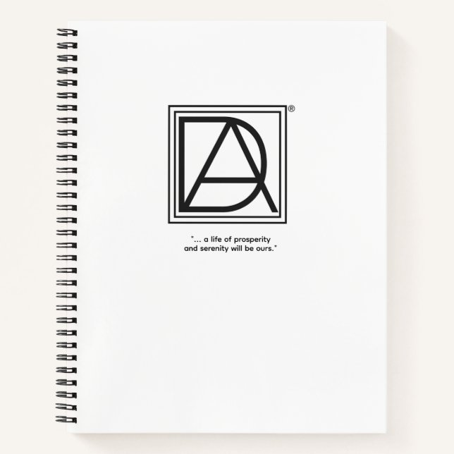 D.A.-Spiralnotizbuch Notizbuch (Vorderseite)