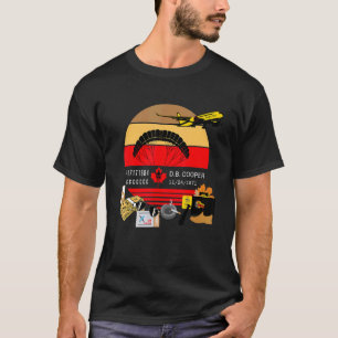 D B Cooper Mysterienmann entführt Skydive 1971 T-Shirt