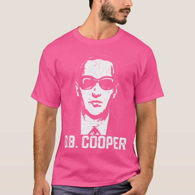 D B Cooper Skydiving Funny Skyjacker Hijack I Am D T-Shirt (Vorderseite)