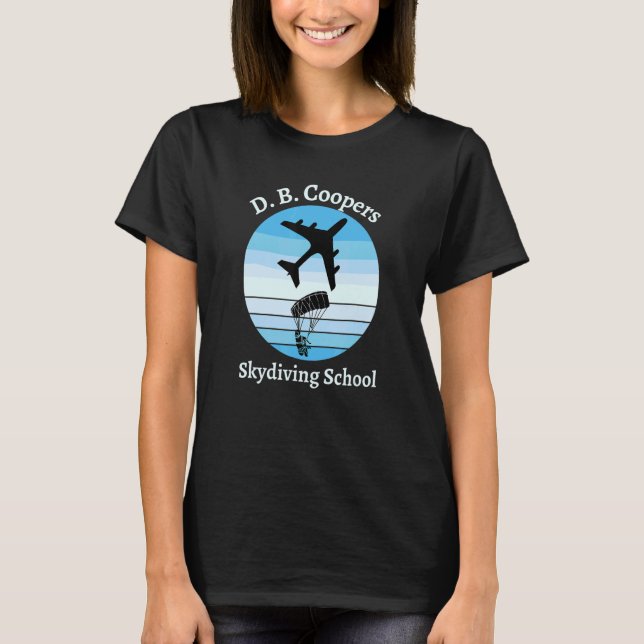 D B Coopers Skydiving School T-Shirt (Vorderseite)