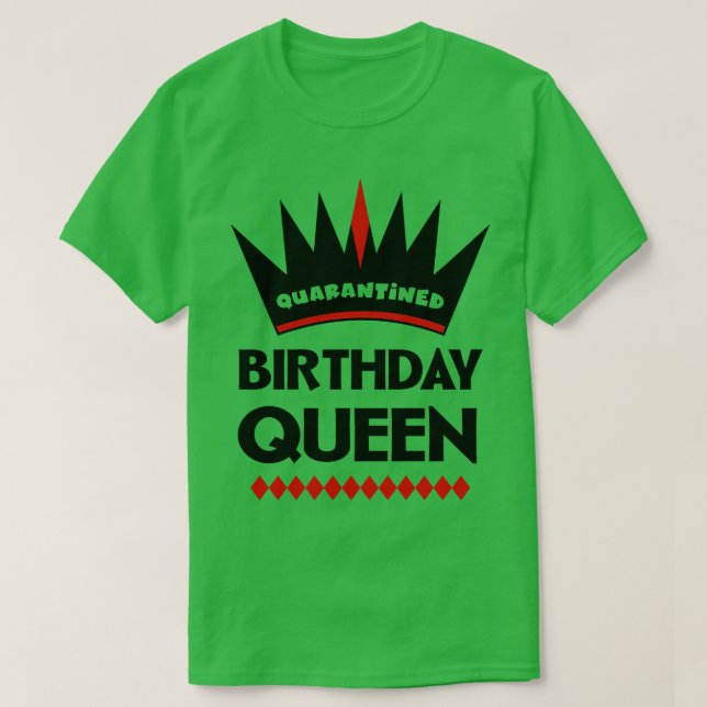 d Birthday Queen T-Shirt (Design vorne)