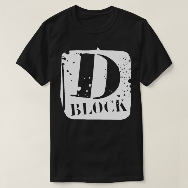 D Block Music Wesentlichen T-Shirt (Design vorne)