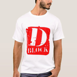 D-Block Rot/Weiß T-Shirt