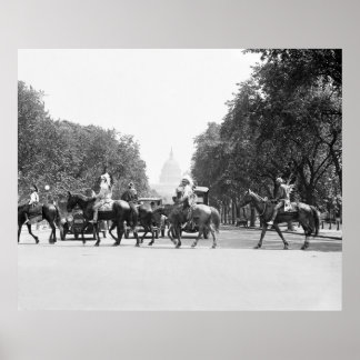D.C. auf Horseback, 1923 Poster