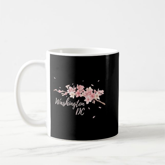 D.C. Cherry Blossom Tree Washington Cherry Festiva Kaffeetasse (Links)