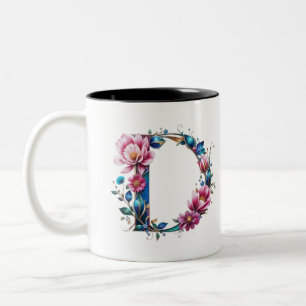D Coffee Tasse - Blumendesign für Geschenke