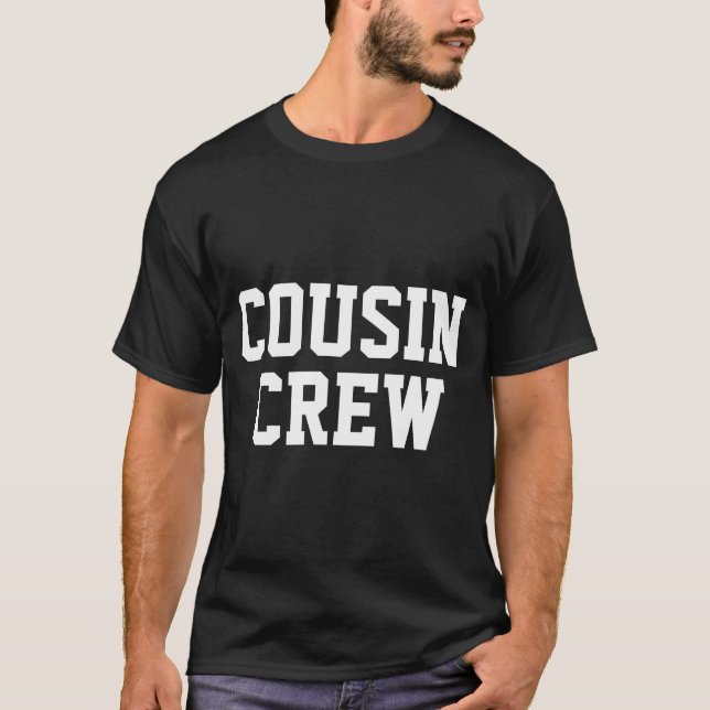 D Cousin Crew Matching Family  T-Shirt (Vorderseite)