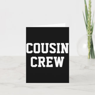 D Cousin Crew passende Familie _2  Karte