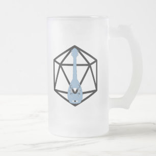 D&d-Barden-inspirierte mattierte Tasse