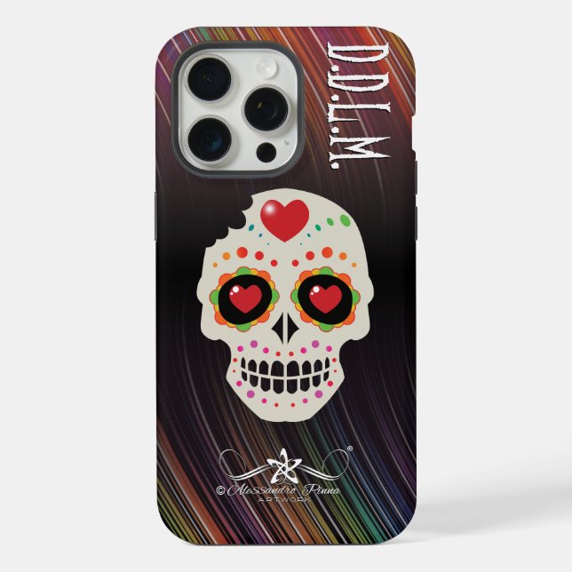 D.D.L.M. Calavera iPhone Hülle (Rückseite)