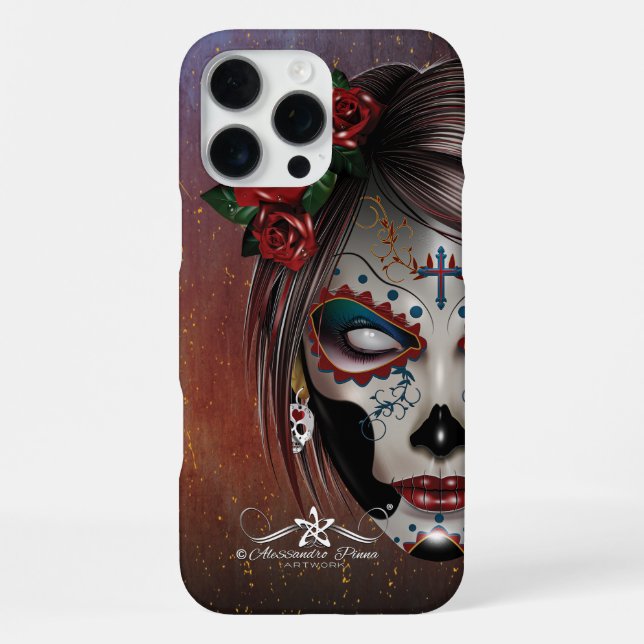D.D.L.M. La Catrina iPhone Hülle (Rückseite)