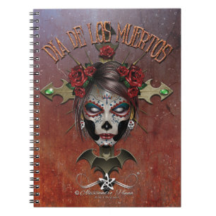 D.D.L.M. La Catrina Notizblock
