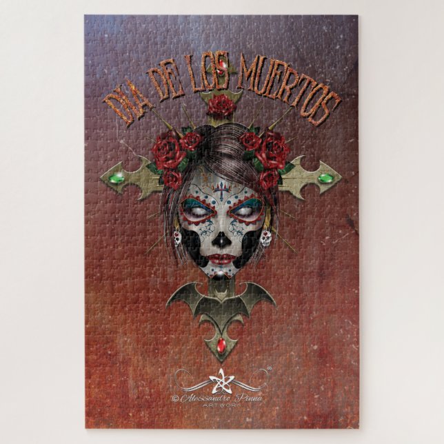 D.D.L.M. La Catrina Puzzle (Vertikal)