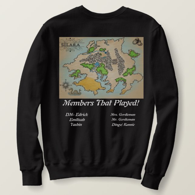 D&D Pullover!  Sweatshirt (Design Rückseite)