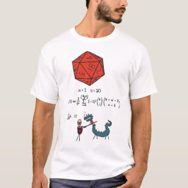 D&D-Wahrscheinlichkeitsmathematik - 1/20 im Quadra T-Shirt