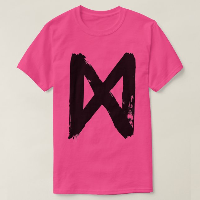 d dagaz hoffen glücklich T-Shirt (Design vorne)