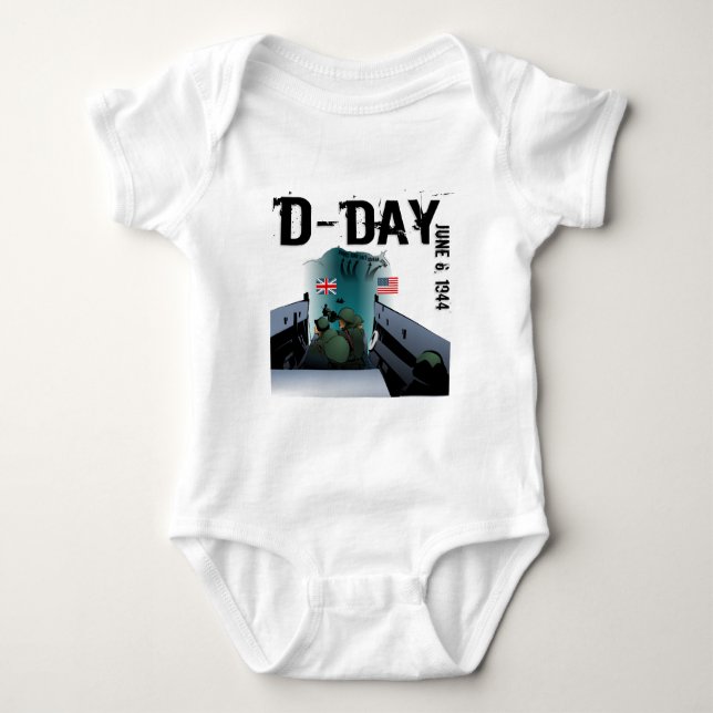 D-DAY 6. Juni 1944 Baby Strampler (Vorderseite)