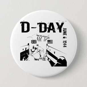 D-DAY 6. Juni 1944 Button