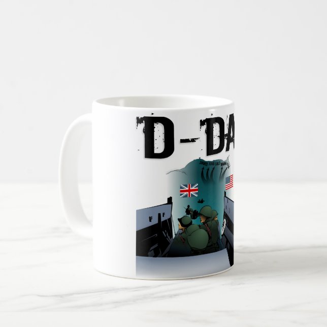D-DAY 6. Juni 1944 Kaffeetasse (Vorderseite Links)