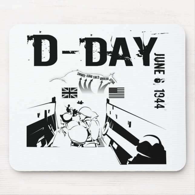 D-DAY 6. Juni 1944 Mousepad (Vorne)