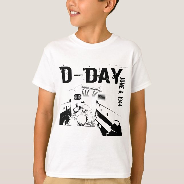 D-DAY 6. Juni 1944 T-Shirt (Vorderseite)