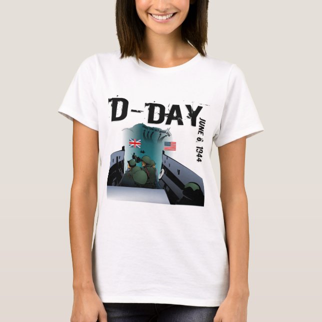 D-DAY 6. Juni 1944 T-Shirt (Vorderseite)