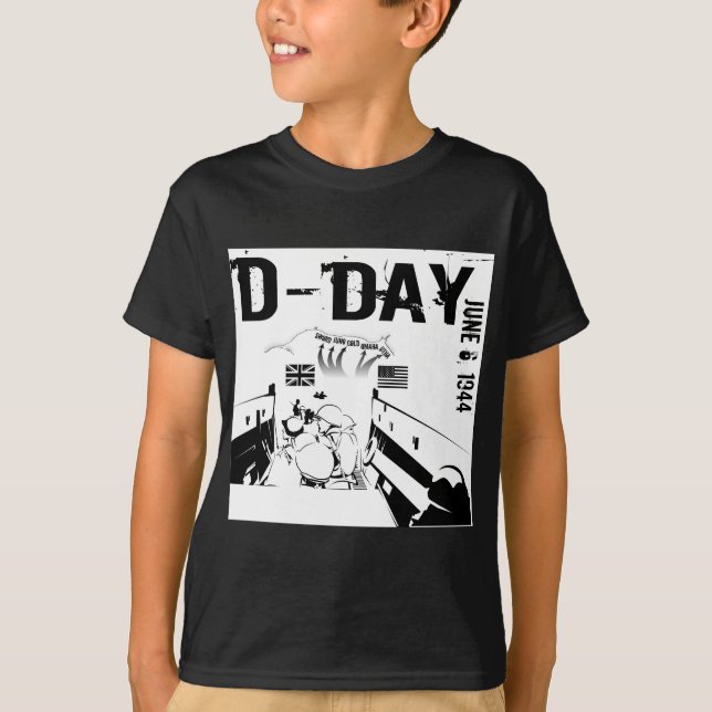 D-DAY 6. Juni 1944 T-Shirt (Vorderseite)