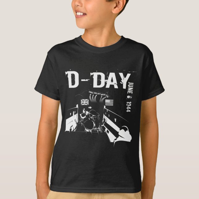 D-DAY 6. Juni 1944 T-Shirt (Vorderseite)