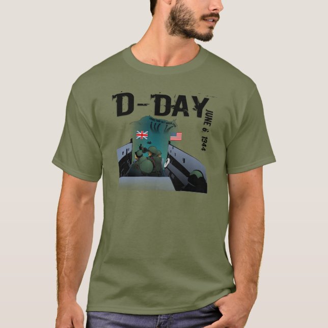 D-DAY 6. Juni 1944 T-Shirt (Vorderseite)