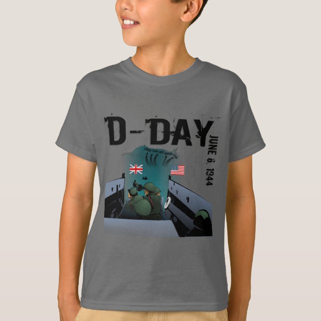 D-DAY 6. Juni 1944 T-Shirt (Vorderseite)
