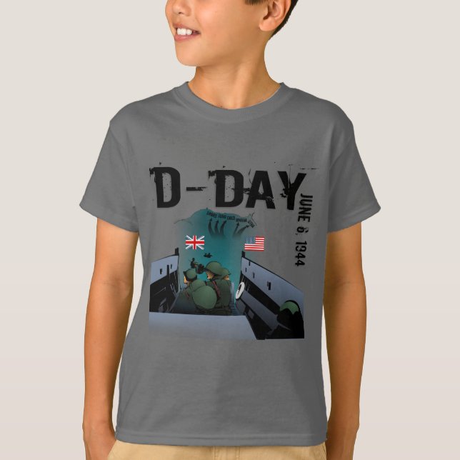 D-DAY 6. Juni 1944 T-Shirt (Vorderseite)