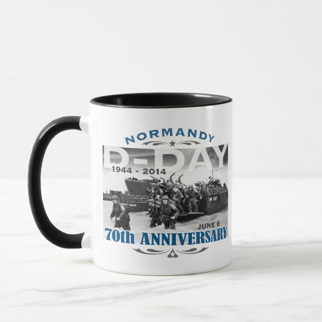 D-Day 70 Jubiläum Kampf der Normandie Tasse (Links)