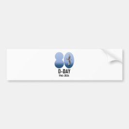 D-Day 80 - 1944-2024 Autoaufkleber