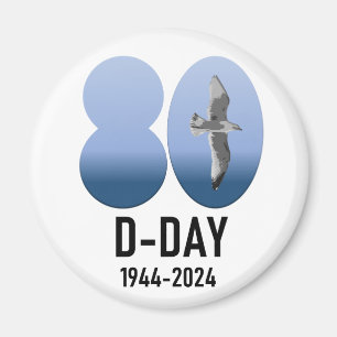 D-Day 80 - 1944-2024 Magnet