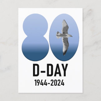 D-Day 80 - 1944-2024 Postkarte