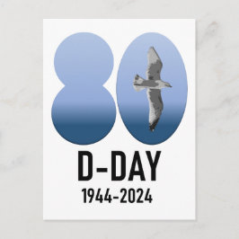 D-Day 80 - 1944-2024 Postkarte