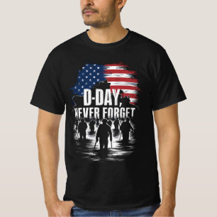 D-Day 80. Jahrestag - Vergessen Sie nie den 6. Jun T-Shirt