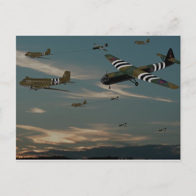 D Day Dawn Postkarte (Vorderseite)