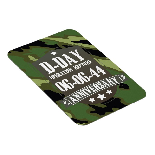 D-Day-Jubiläum-Abzeichen mit Tarnung Magnet (Rechte Seite)