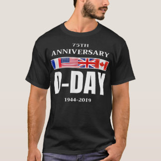 D-Day Normandie Landung 75 Jahre Jubiläum Männer F T-Shirt